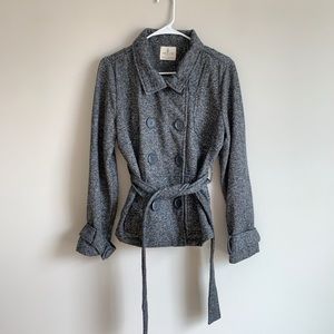 NWOT Gray Peacoat